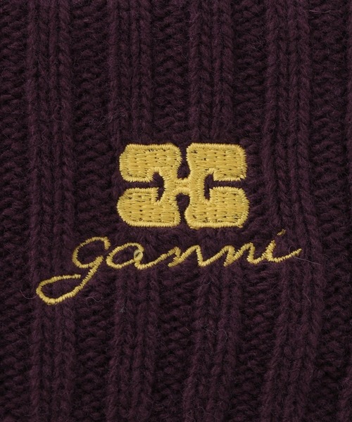 GANNI（ガニー） ニット帽 ニットキャップ 「」Core Future Wool Knit