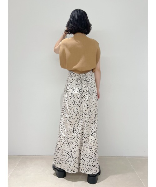 「LILY BROWN」 フレアスカート 0 ベージュ レディース_画像5