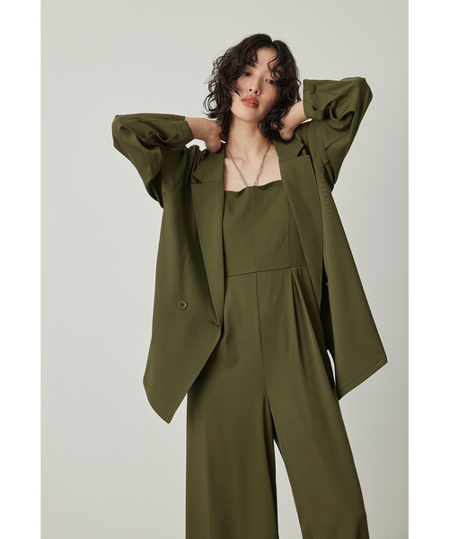 「niana」 オールインワン M ブラック レディース_画像3