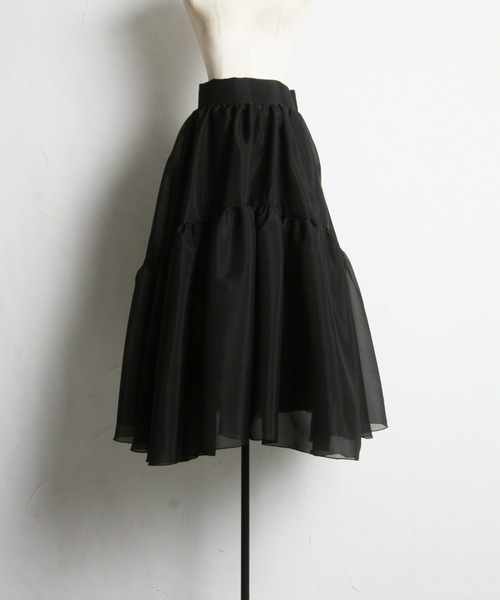 「&. NOSTALGIA」 ロングスカート M ブラック レディース_画像2
