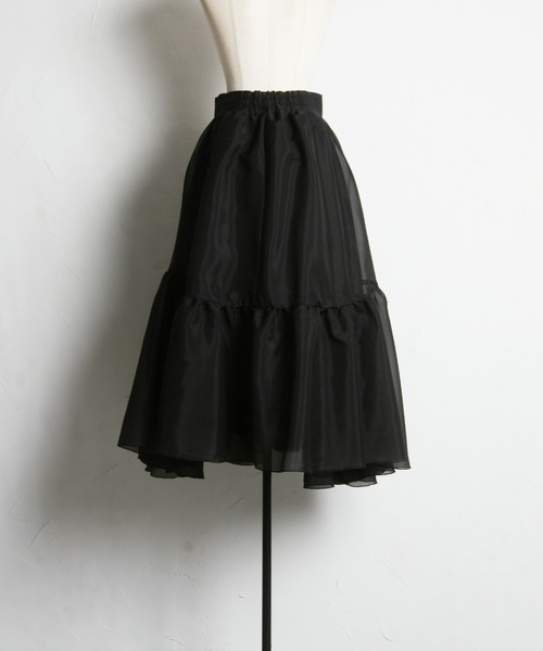 「&. NOSTALGIA」 ロングスカート M ブラック レディース_画像4