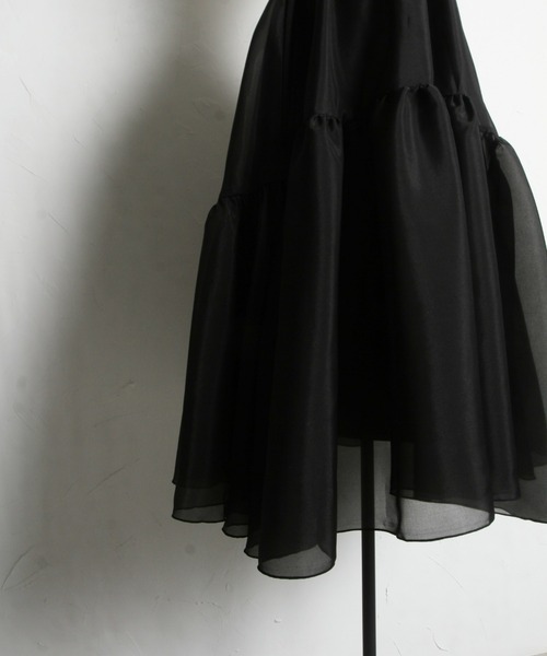 「&. NOSTALGIA」 ロングスカート M ブラック レディース_画像9