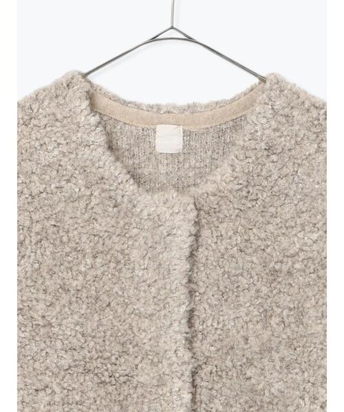 「TSUHARU by Samansa Mos2」 ニットベスト F チャコールグレー レディース_画像4