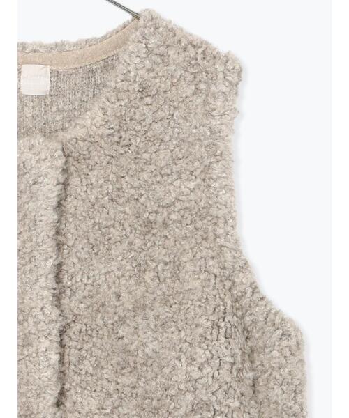 「TSUHARU by Samansa Mos2」 ニットベスト F チャコールグレー レディース_画像5