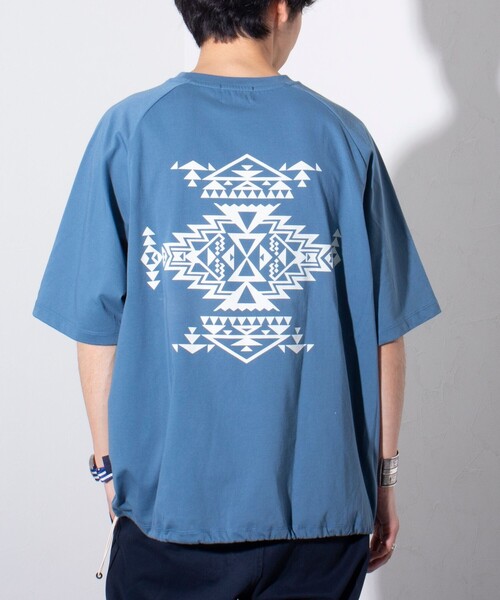「PENDLETON」 半袖Tシャツ M ミント メンズ_画像8