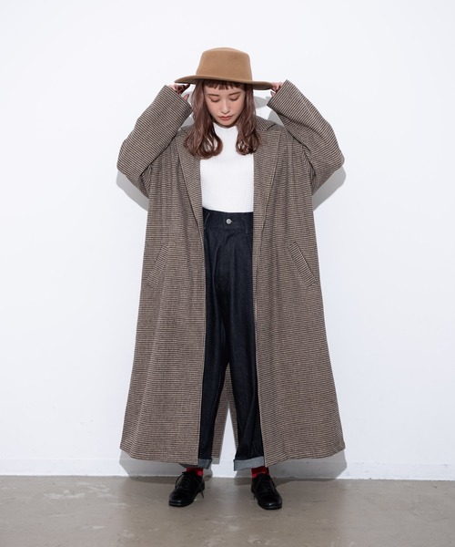 「MERLOT」 チェスターコート FREE ブラック レディース_画像2