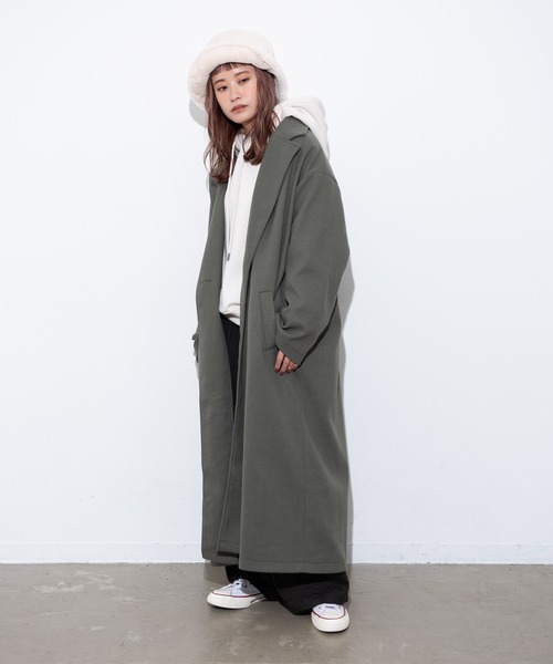 「MERLOT」 チェスターコート FREE ブラック レディース_画像3