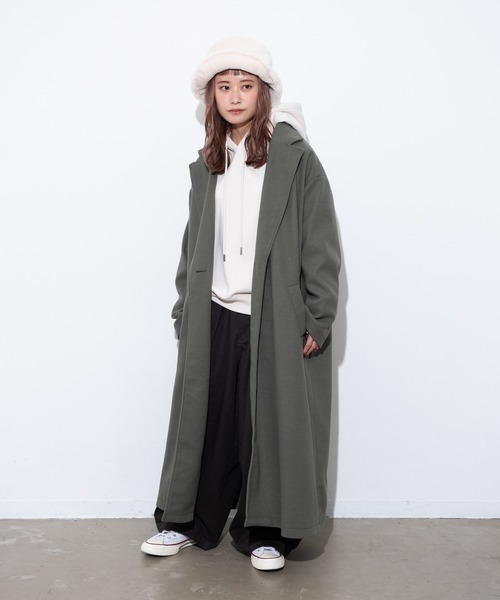 「MERLOT」 チェスターコート FREE ブラック レディース_画像4