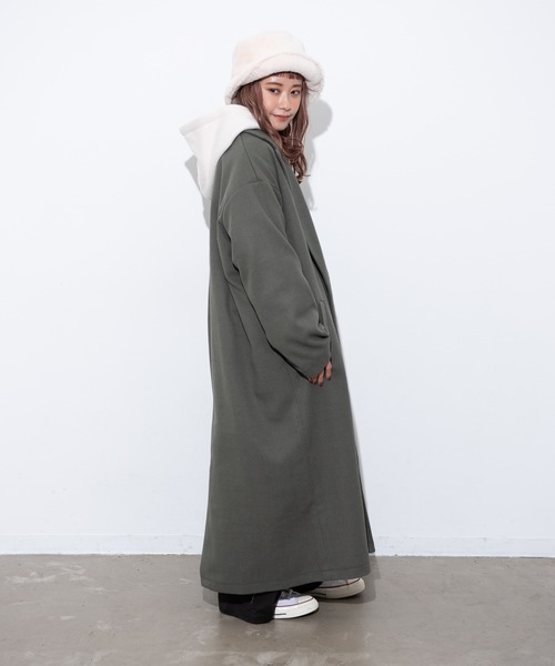 「MERLOT」 チェスターコート FREE ブラック レディース_画像8