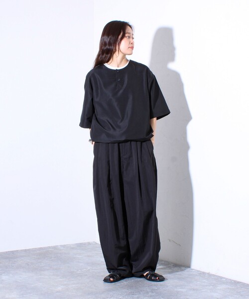 「TAION」 半袖シャツ X-LARGE ネイビー メンズ_画像3