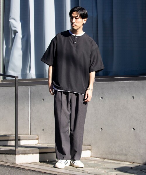 「TAION」 半袖シャツ X-LARGE ネイビー メンズ_画像9