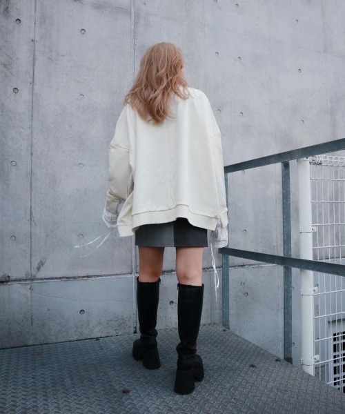 「FIG&VIPER」 スウェットカットソー FREE アイボリー レディース_画像6