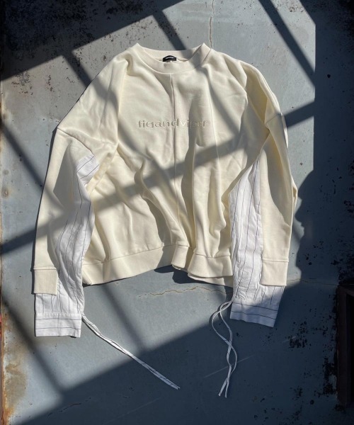 「FIG&VIPER」 スウェットカットソー FREE アイボリー レディース_画像9