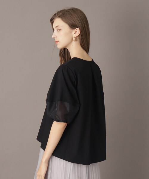 「DRESSTERIOR」 半袖カットソー 34 ブラック レディース_画像7