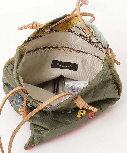 「manipuri」 トートバッグ - グリーン レディース_画像4