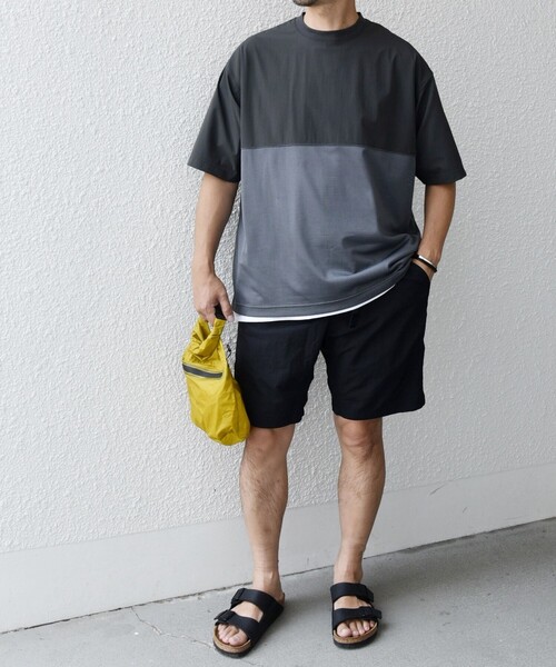 「SHIPS any」 半袖Tシャツ X-LARGE ブラック メンズ_画像2