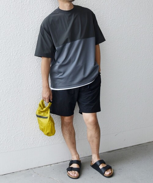 「SHIPS any」 半袖Tシャツ X-LARGE ブラック メンズ_画像3