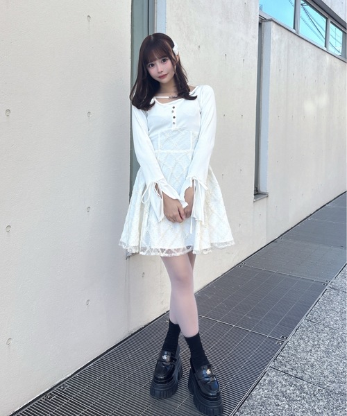 one way（ワンウェイ） ワンピース ドッキングミニワンピース