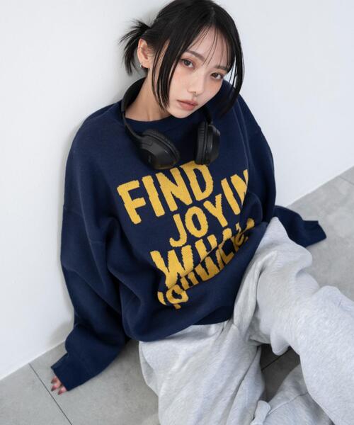 WEGO（ウィゴー） ニット セーター WEGO/「26年春新作」グラフィック