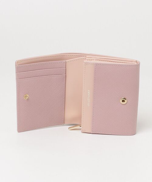 JILL STUART」 ワンポイント財布 - ピンク レディース RIBBONキルト