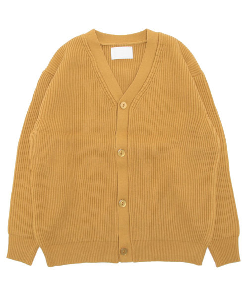 「URBAN RESEARCH」 ニットカーディガン MEDIUM ゴールド メンズ_画像2