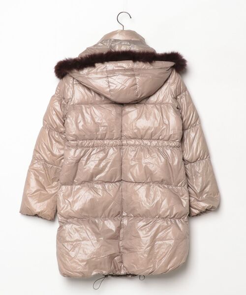 「UNITED ARROWS」 ダウンコート 38 ベージュ レディース_画像2