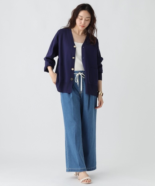 「Elura」 ニットカーディガン FREE ライトピンク レディース_画像8