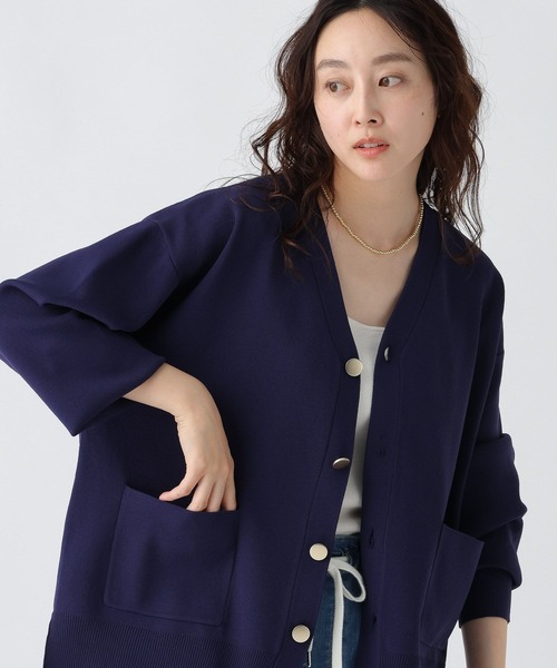 「Elura」 ニットカーディガン FREE ライトピンク レディース_画像9