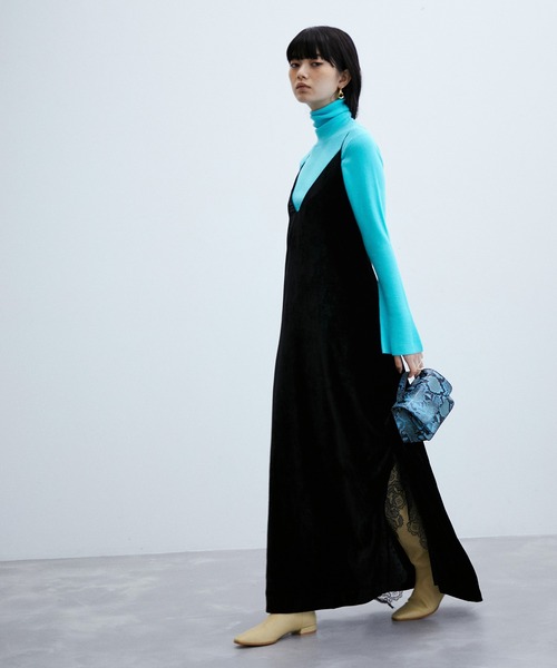 「ADAM ET ROPE'」 タートルネックニット FREE ホワイト レディース_画像5