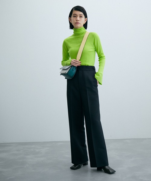 「ADAM ET ROPE'」 タートルネックニット FREE ホワイト レディース_画像9