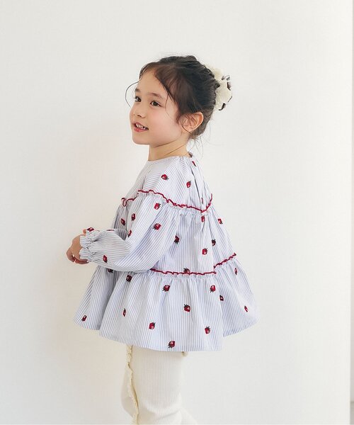 まとめ売り　キッズ服　レディース服セット（カジュアル、刺繍付き） apres les cours（アプレレクール） tシャツ 刺繍メローティアード