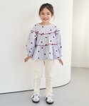 ブラウス シャツ 刺繍メローティアードチュニッ...の詳細画像5