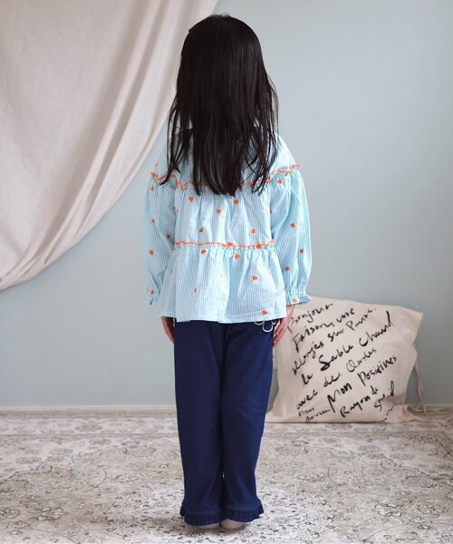 apres les cours（アプレレクール） tシャツ 刺繍メローティアード