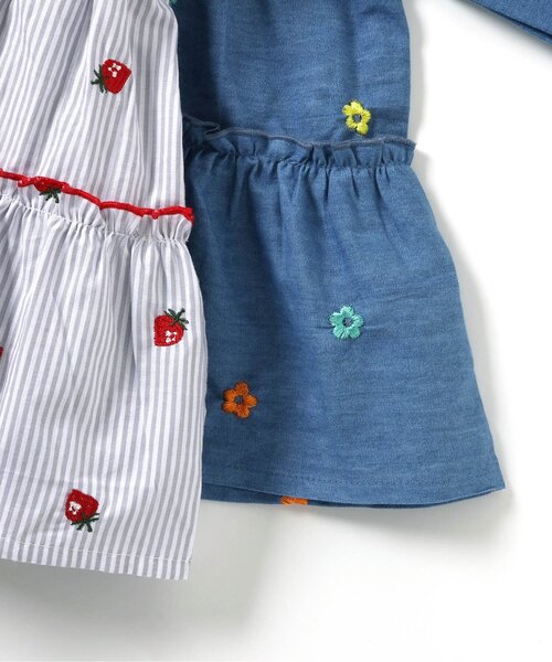 まとめ売り　キッズ服　レディース服セット（カジュアル、刺繍付き） apres les cours（アプレレクール） tシャツ 刺繍メローティアード