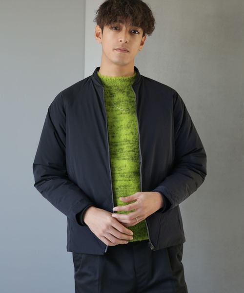 極美品 nano universe 西川コラボ ダウンジャケット/M /黒 NANO universe（ナノ・ユニバース） ダウンジャケット「NISHIKAWA