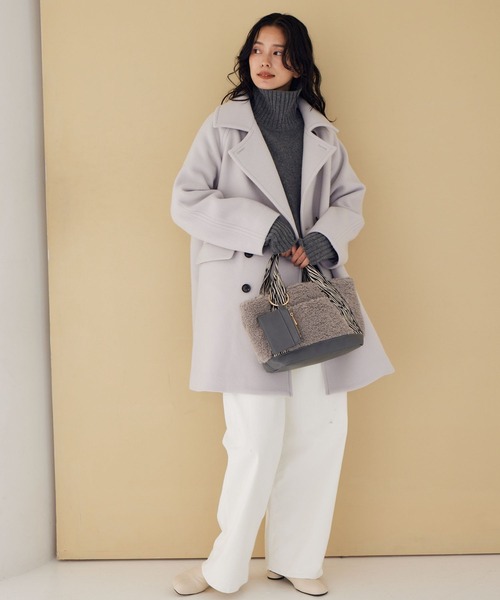 BARNYARDSTORM（バンヤードストーム） ピーコート S キャメル