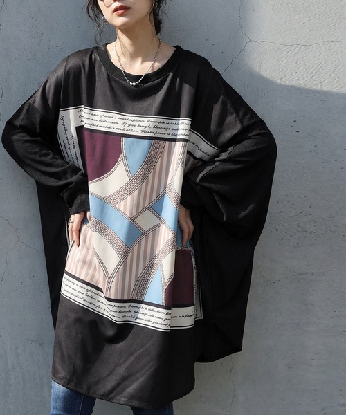 新品未使用 タグ付き antiqua 変形ドルマンデニムシャツ アンティカ antiqua（アンティカ） antiqua tシャツ 異素材切替 ドルマン ロンT