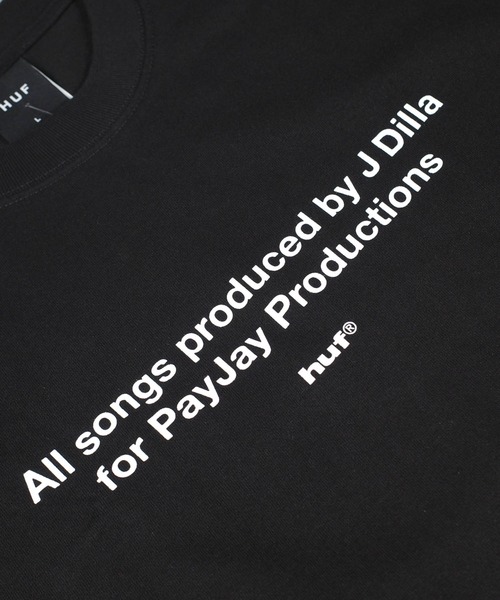 HUF（ハフ） tシャツ 「C-HUF3」「HUF/ハフ」HUF X J DILLA STUDIO TEE
