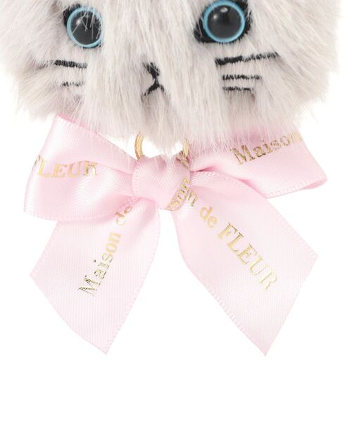 Maison de FLEUR（メゾンドフルール） チャーム ねこフェイスチャーム