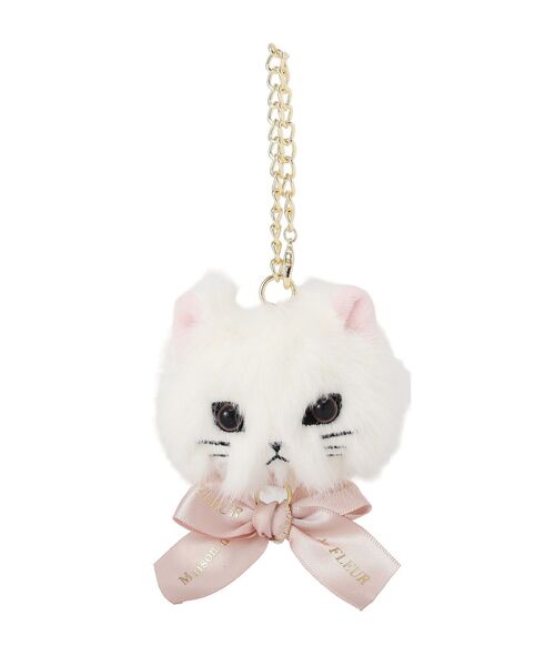Maison de FLEUR（メゾンドフルール） チャーム ねこフェイスチャーム