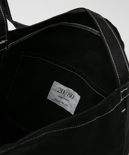 「20/80」 トートバッグ FREE ブラック レディース_画像7