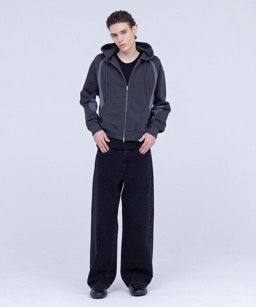 Russell Athletic × NVRFRGT ジップ フーディー NVRFRGT（ネヴァーフォーゲット） パーカー 「Russell Athletic