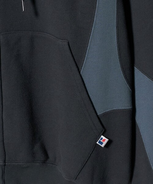 NVRFRGT（ネヴァーフォーゲット） パーカー 「Russell Athletic
