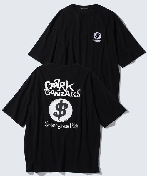 Mark Gonzales（マークゴンザレス） 半袖Tシャツ M ブラック メンズ