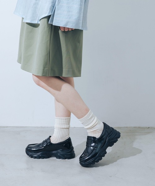 「EVOL」 シューズ S ブラック レディース_画像3