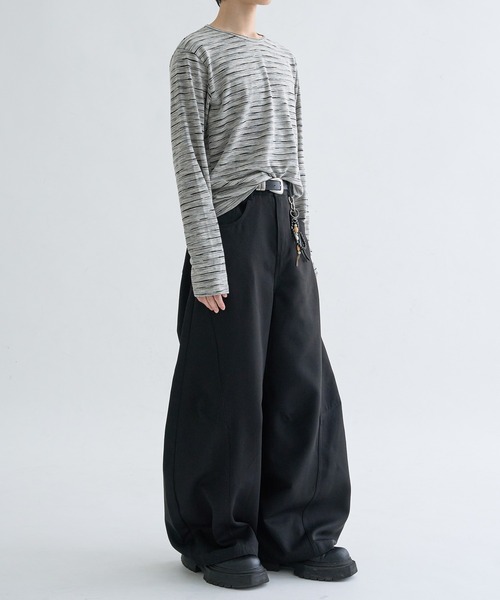 【完売品】EPNK / Seamcurve slacks/シームカーブスラックス ワイドパンツ スラックス Seamcurve slacks / シームカーブスラックス