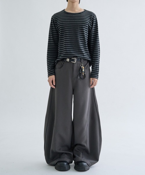 【完売品】EPNK / Seamcurve slacks/シームカーブスラックス ワイドパンツ スラックス Seamcurve slacks / シームカーブスラックス