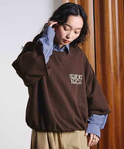 ROSEBUD×champion モコモコトレーナー Champion（チャンピオン） トレーナー スウェット ROSEBUD x champion