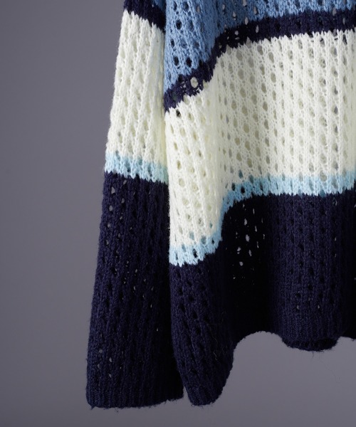 「ONCILY」 長袖ニット LARGE グレー メンズ_画像3