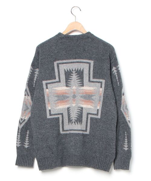 PENDLETON」 ニットカーディガン M グレー メンズ アバハウス ABAHOUSE 